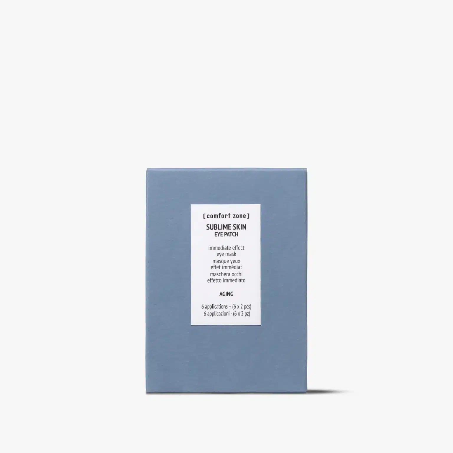 Sublime Skin Eye Patches van Comfort Zone, oogmaskers met cafeïne tegen wallen